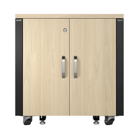 APC NetShelter Soundproof, 12U, Server Rack Enclosure, Maple — Being Shipped