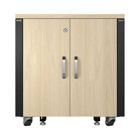 APC NetShelter Soundproof, 12U, Server Rack Enclosure, Maple — Being Shipped