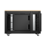 APC NetShelter Soundproof, 12U, Server Rack Enclosure, Maple — Being Shipped