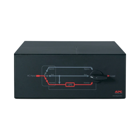 APC Service Bypass Panel- 200/208/240V 100A MBB Hardwire input (3) L6-30R (3) L6-20R output — Being Shipped