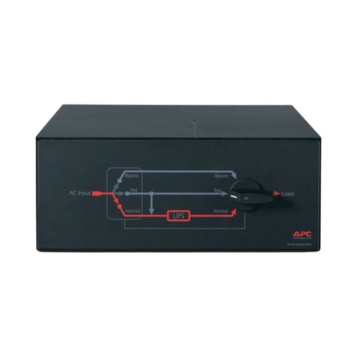 APC Service Bypass Panel- 200/208/240V 100A MBB Hardwire input (3) L6-30R (3) L6-20R output — Being Shipped