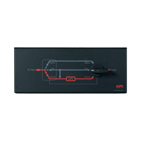 APC Service Bypass Panel- 200/208/240V 100A MBB Hardwire input (3) L6-30R (3) L6-20R output — Being Shipped