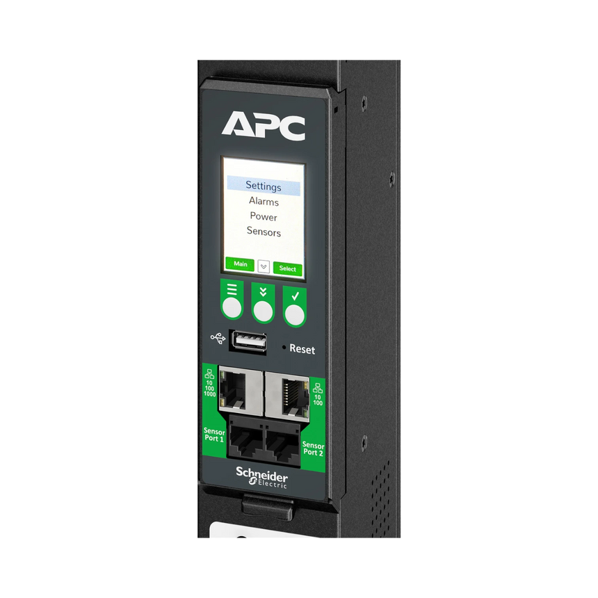 APC NetShelter Rack PDU Advanced, Switched Metered Outlet, 3Phase, 22.1kW 400V 32A or 17.3kW 415V 30A, 48 Outlets, IEC309 — Being Shipped