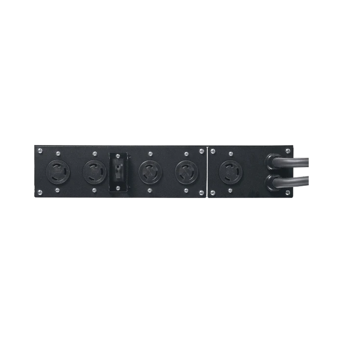 APC Service Bypass Panel - 200/208/240V; 30A; BBM; L6-30P input; (2) L6-30R (2) L6-20R output — Being Shipped