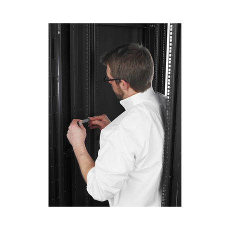 APC NetShelter SV 48U 800mm Wide x 1200mm Deep Enclosure with Sides Black — Being Shipped