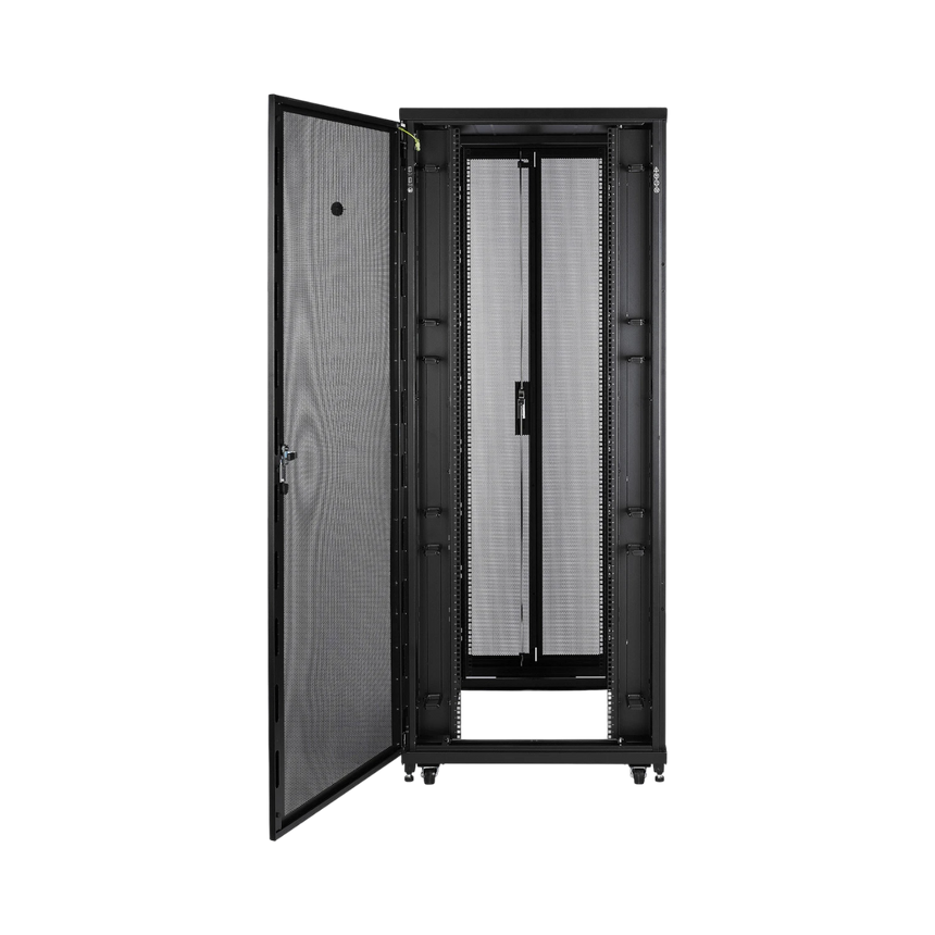 APC NetShelter SV 48U 800mm Wide x 1200mm Deep Enclosure with Sides Black — Being Shipped