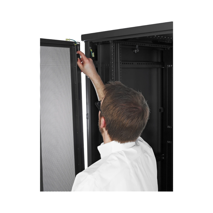 APC NetShelter SV 48U 800mm Wide x 1200mm Deep Enclosure with Sides Black — Being Shipped