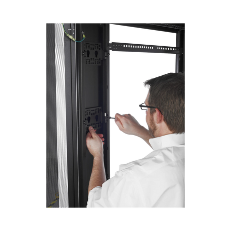 APC NetShelter SV 48U 800mm Wide x 1200mm Deep Enclosure with Sides Black — Being Shipped