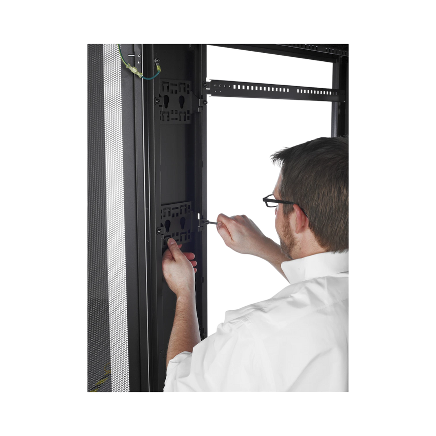 APC NetShelter SV 48U 800mm Wide x 1200mm Deep Enclosure with Sides Black — Being Shipped