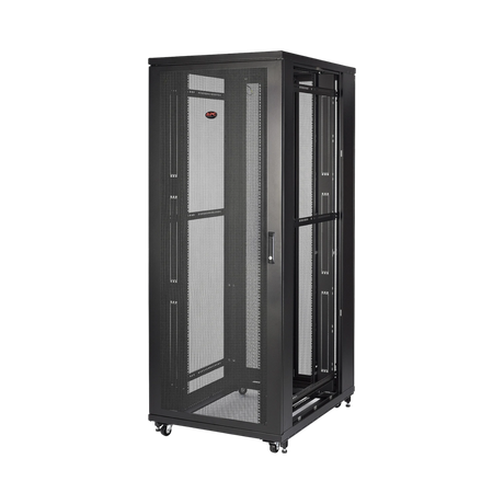 APC NetShelter SV 48U 800mm Wide x 1200mm Deep Enclosure with Sides Black — Being Shipped