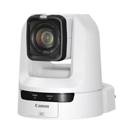 Canon CR-N100 4K NDI PTZ Camera with 20x Zoom (Titanium White) — Being Shipped