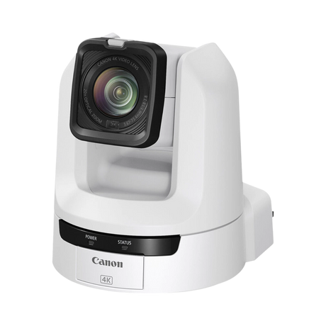 Canon CR-N100 4K NDI PTZ Camera with 20x Zoom (Titanium White) — Being Shipped