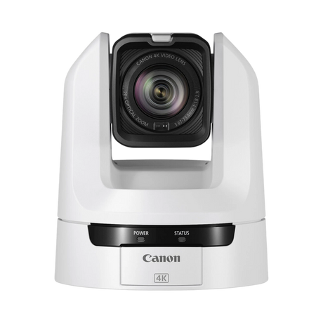 Canon CR-N100 4K NDI PTZ Camera with 20x Zoom (Titanium White) — Being Shipped