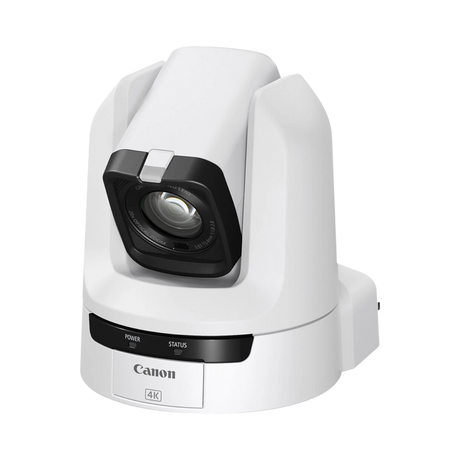 Canon CR-N100 4K NDI PTZ Camera with 20x Zoom (Titanium White) — Being Shipped