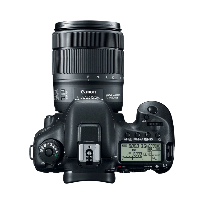 Canon EOS 7D Mark II DSLR Camera with 18-135mm f/3.5-5.6 IS USM Lens & W-E1 Wi-Fi Adapter — Being Shipped