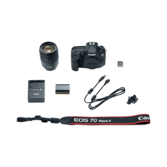 Canon EOS 7D Mark II DSLR Camera with 18-135mm f/3.5-5.6 IS USM Lens & W-E1 Wi-Fi Adapter — Being Shipped