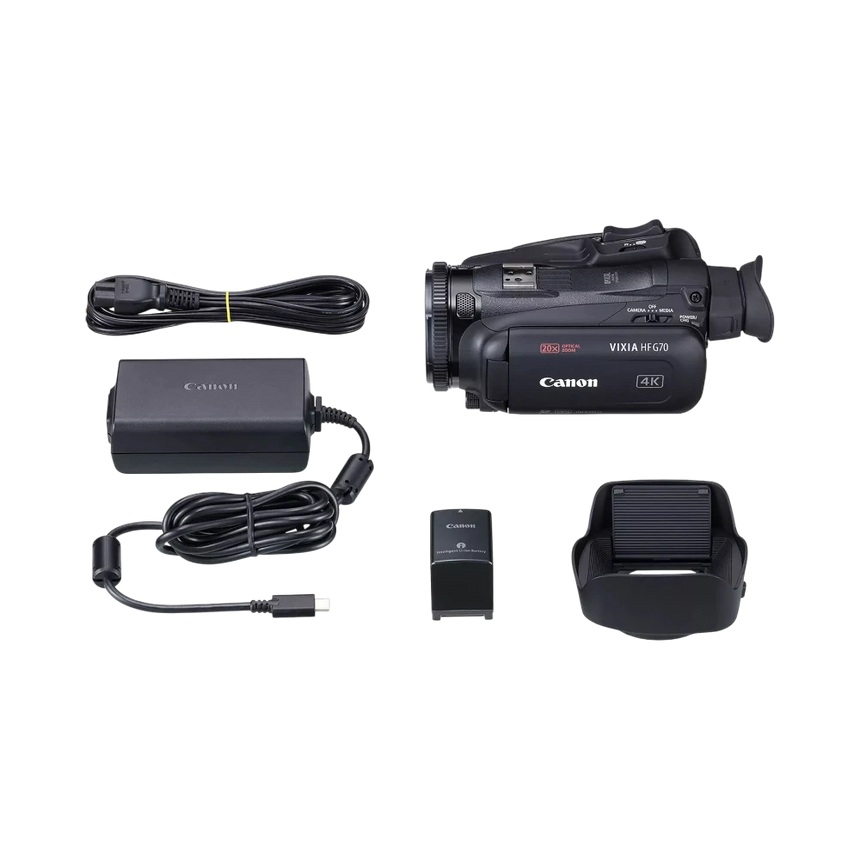 Canon Vixia HF G70 UHD 4K Camcorder (Black) — Being Shipped