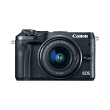 Canon EOS M6 Mirrorless Digital Camera with 15-45mm Lens (Black) — Being Shipped
