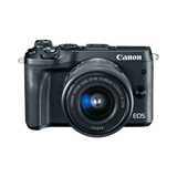 Canon EOS M6 Mirrorless Digital Camera with 15-45mm Lens (Black) — Being Shipped