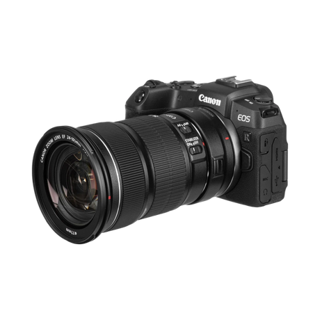 Canon EOS RP Mirrorless Digital Camera with EF 24-105mm f/3.5-5.6 STM Lens & Mount Adapter EF-EOS R Kit — Being Shipped