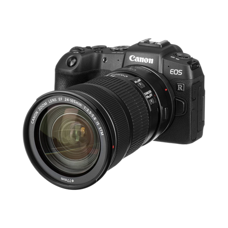 Canon EOS RP Mirrorless Digital Camera with EF 24-105mm f/3.5-5.6 STM Lens & Mount Adapter EF-EOS R Kit — Being Shipped