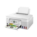 Canon PIXMA G3270 MegaTank All-in-One Wireless Inkjet Color Printer (White) — Being Shipped