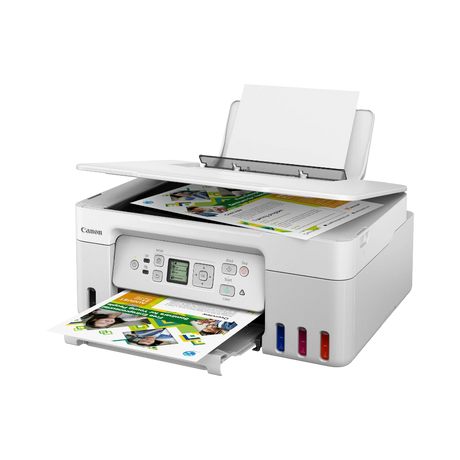 Canon PIXMA G3270 MegaTank All-in-One Wireless Inkjet Color Printer (White) — Being Shipped