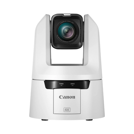 Canon CR-N500 Professional 4K NDI PTZ Camera with 15x Zoom (Titanium White) — Being Shipped