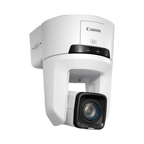 Canon CR-N500 Professional 4K NDI PTZ Camera with 15x Zoom (Titanium White) — Being Shipped