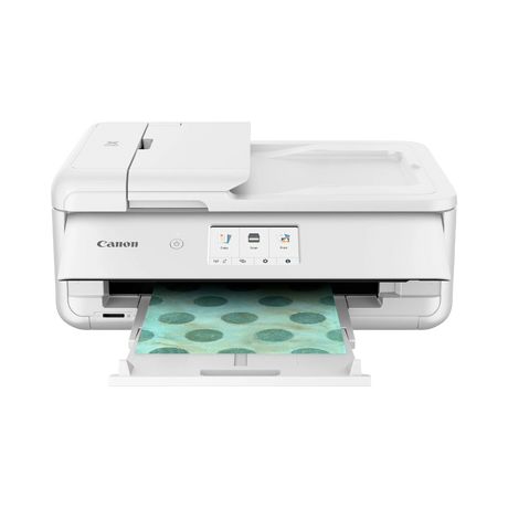 Canon Pixma TS9521Ca Wireless All-in-One Inkjet Printer (White) — Being Shipped