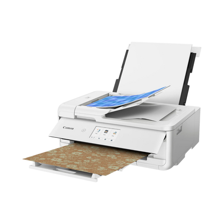 Canon Pixma TS9521Ca Wireless All-in-One Inkjet Printer (White) — Being Shipped