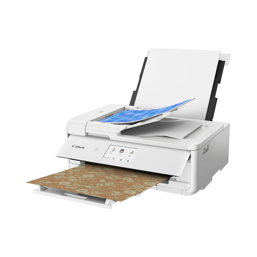 Canon Pixma TS9521Ca Wireless All-in-One Inkjet Printer (White) — Being Shipped
