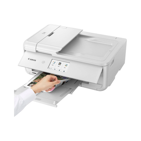 Canon Pixma TS9521Ca Wireless All-in-One Inkjet Printer (White) — Being Shipped