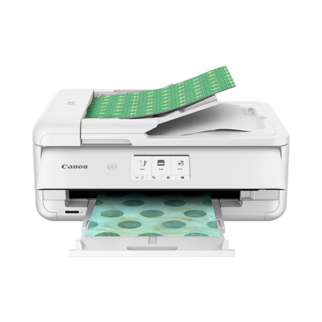 Canon Pixma TS9521Ca Wireless All-in-One Inkjet Printer (White) — Being Shipped