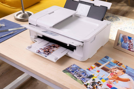 Canon Pixma TS9521Ca Wireless All-in-One Inkjet Printer (White) — Being Shipped