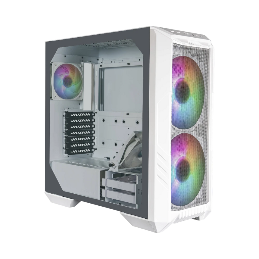 Cooler Master HAF 500 Mid-Tower Gaming Case (White) — Being Shipped