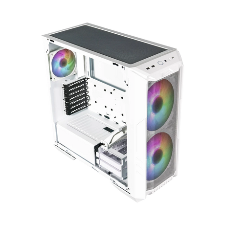 Cooler Master HAF 500 Mid-Tower Gaming Case (White) — Being Shipped