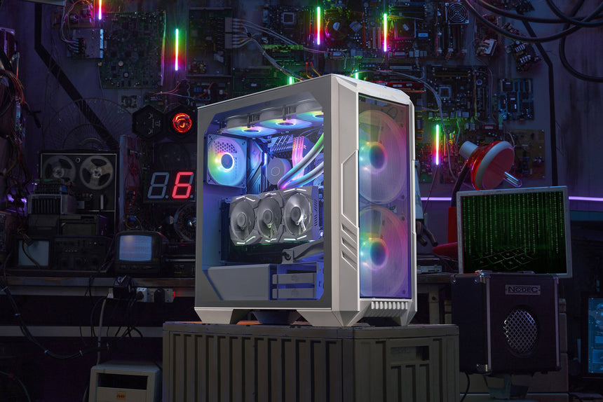 Cooler Master HAF 500 Mid-Tower Gaming Case (White) — Being Shipped