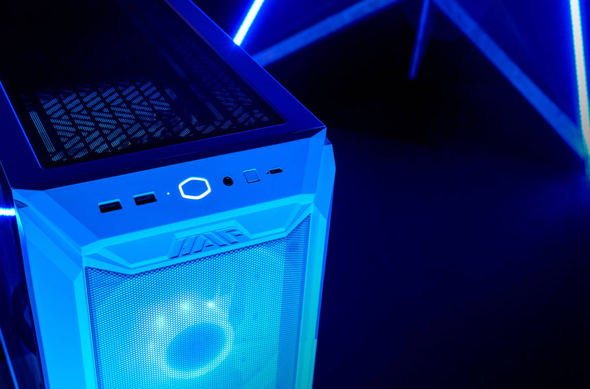 Cooler Master HAF 500 Mid-Tower Gaming Case (White) — Being Shipped