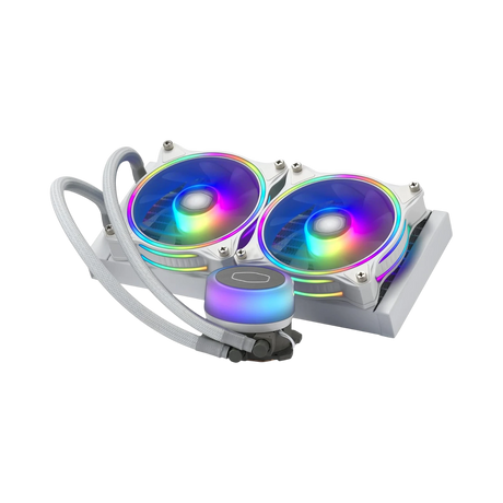 Cooler Master MasterLiquid ML240 Illusion White ARGB Close-Loop AIO CPU Liquid Cooler — Being Shipped