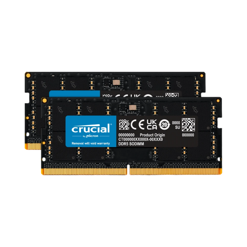 Crucial 96GB DDR5 5600 MHz SO-DIMM Laptop Memory Kit (2 x 48GB) — Being Shipped