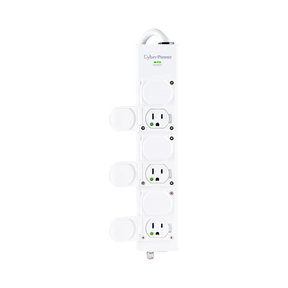CyberPower 6-Outlet Medical-Grade Power Strip (White) — Being Shipped
