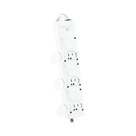 CyberPower 6-Outlet Medical-Grade Power Strip (White) — Being Shipped