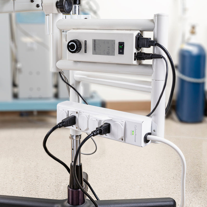 CyberPower 6-Outlet Medical-Grade Power Strip (White) — Being Shipped
