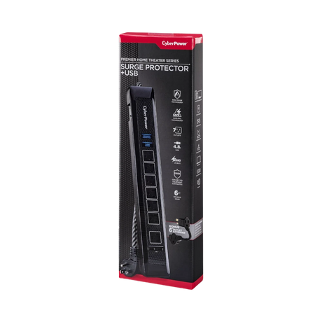 CyberPower NEMA 5-15P 7 x NEMA 5-15R Surge Protector — Being Shipped