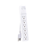 CyberPower B602RC1 6-Outlet Essential Surge Protector (White) — Being Shipped