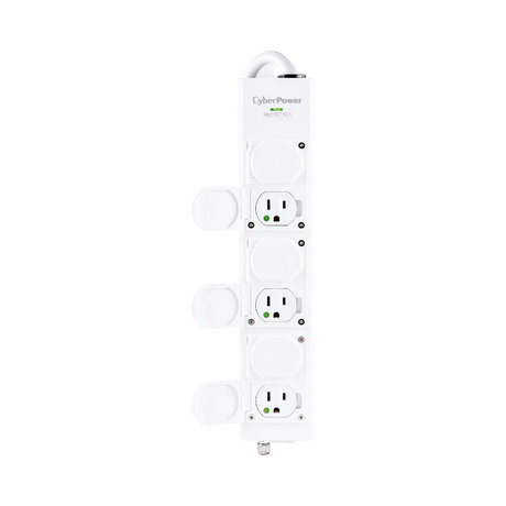 CyberPower 6-Outlet Medical-Grade Surge Protector (White) — Being Shipped