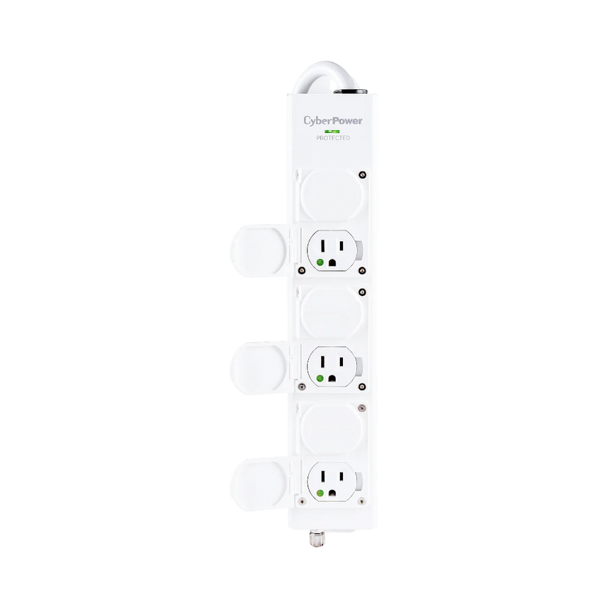 CyberPower 6-Outlet Medical-Grade Surge Protector (White) — Being Shipped
