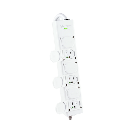 CyberPower 6-Outlet Medical-Grade Surge Protector (White) — Being Shipped