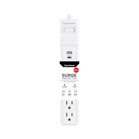 CyberPower 5-Outlet Home Office Surge Protector — Being Shipped
